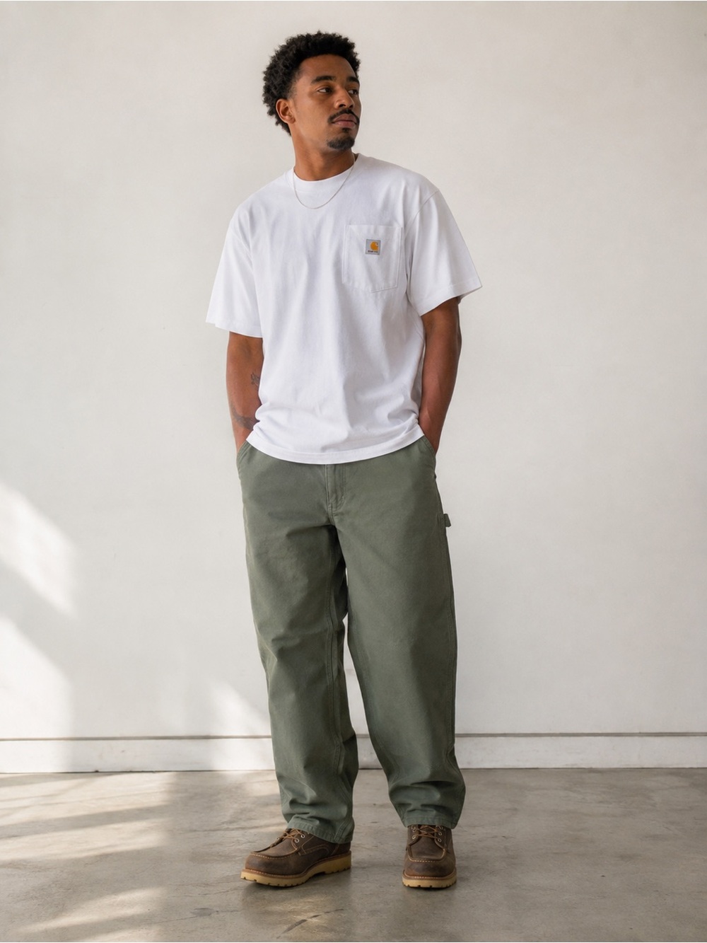 Carhartt Original Fit Carpenter Work Pants Moss Green 46x30 NWT Men’s
